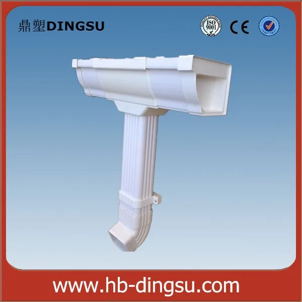 흰색 사각형 Pvc 지붕 빗물 거터/downspout 크기 75*75mm/pvc Downspout Buy Pvc Downspout,Pvc Downspout,Pvc 빗물