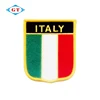 China Manufacturer Custom Embroidered Iron On Italy Flag Patch