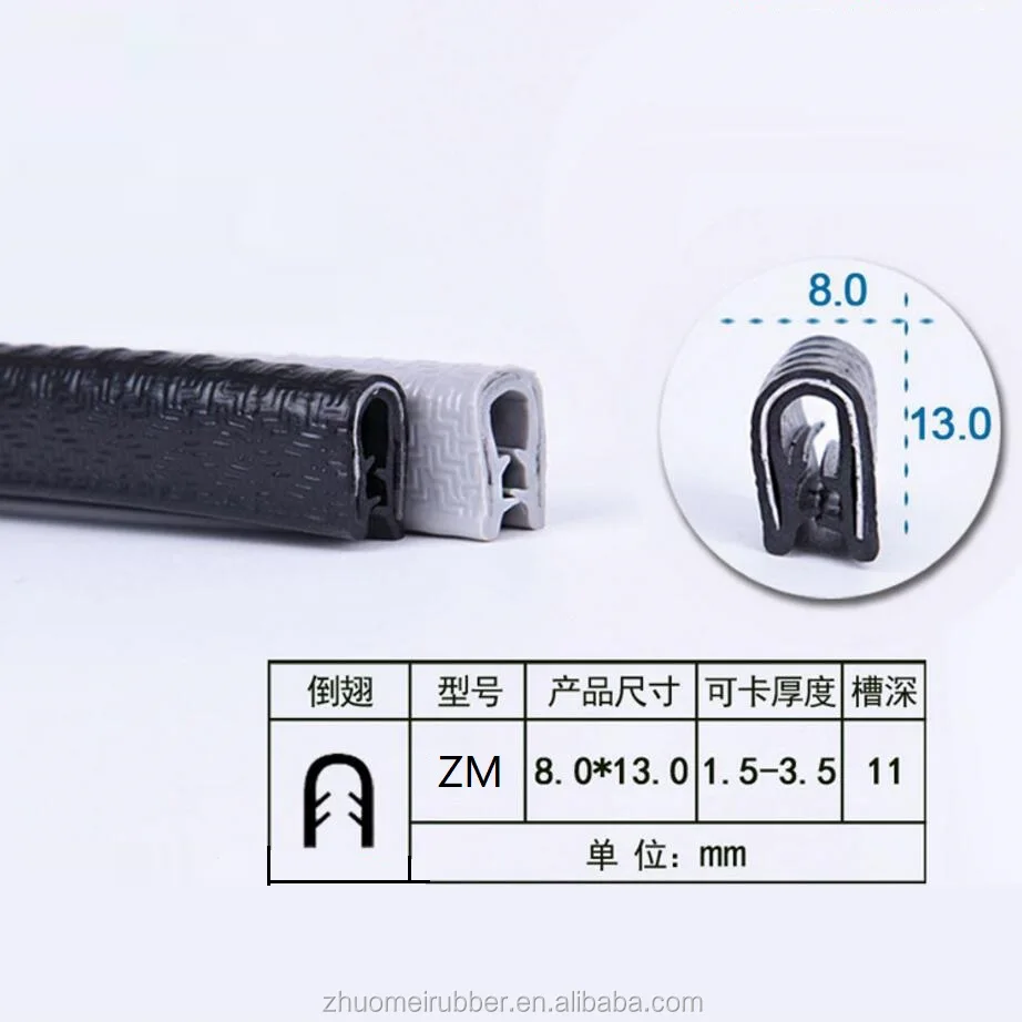 U Shape Edge Protection Rubber Beading Buy U Rubber Beading,U Beading