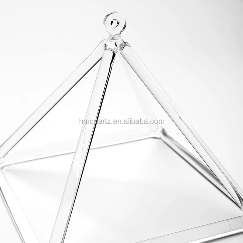 HM Transparent Quartz Glass Singing Pyramid