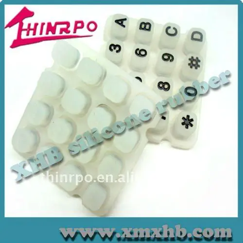 Silicone cell phones keypads