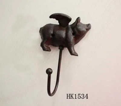 cast iron animal wall hooks