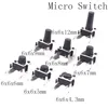 PCB Momentary Tactile Tact Push Button Switch Right Angle With stent 6*6*4.3/5/6/7/8/9/12mm 6x6x4.3/5/6/7/8/9/12 MM