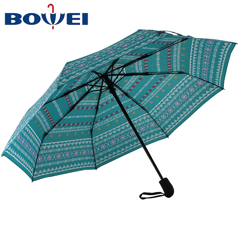 High quality cheap outdoor folding umbrella for both rain and sun