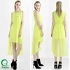 D223 Cheap China Wholesale Clothes Sheer Chiffon Ladies Simple Fashion Dress