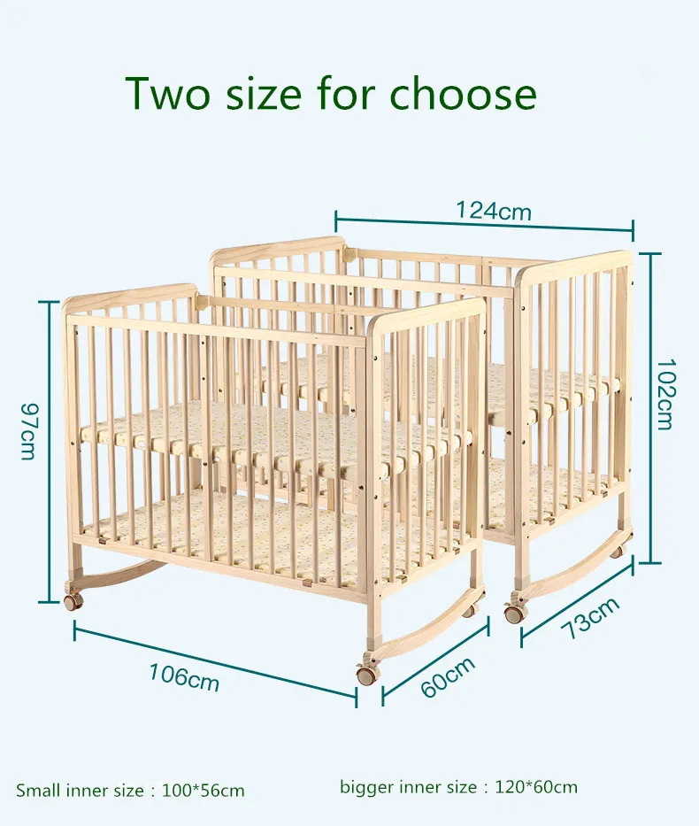 what is the size of a baby crib