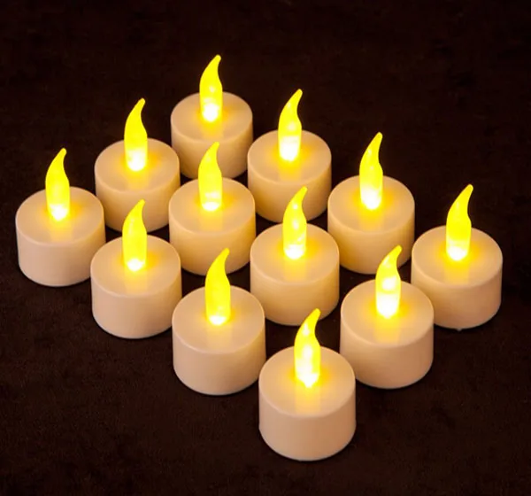 Votive outdoor waterproof & windproof ultra bright led tea light candles for graves