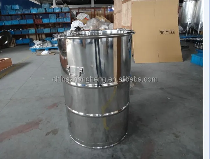 316l 55 Gallon Stainless Steel Milk Drum / 200l Stainless Steel Pot