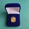 2017 Fashion UAE Falcon Eagle Logo Brooch pin badge with velvet box