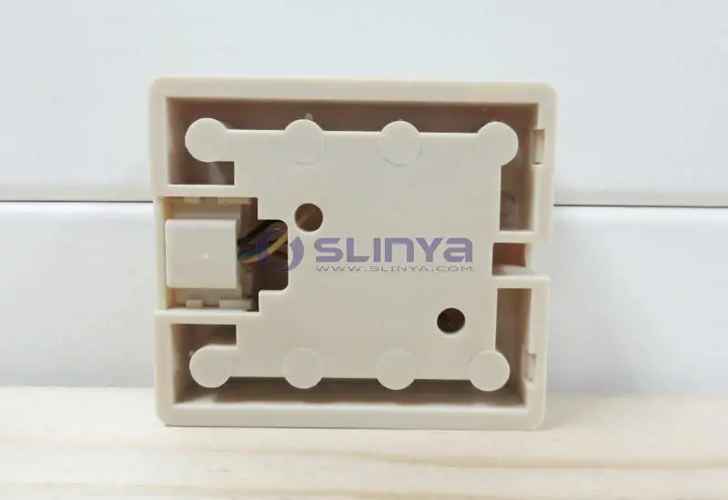 Double Phone Telephone Connection Box Female Rj11 8p4c Wall Mount