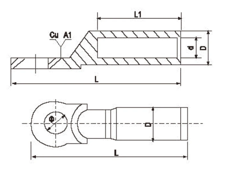 Quick Connect Block Copper Aluminium Bimetallic Cable Lug Terminal ...