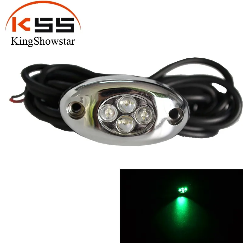 Universal  Rear License Plate Super Bright 4 LED White Motorcycle Plate Light