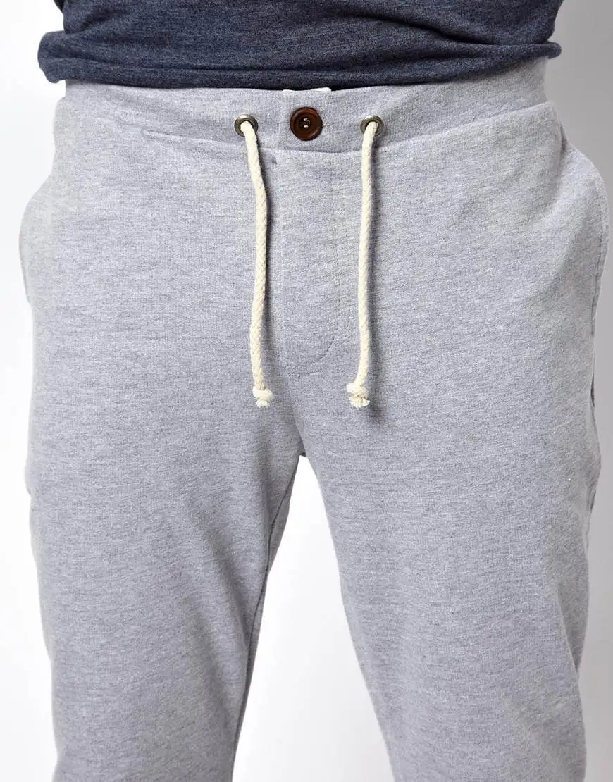 Skinny Sweatpants With Zip Fly And Button Detail - Buy Skinny ...