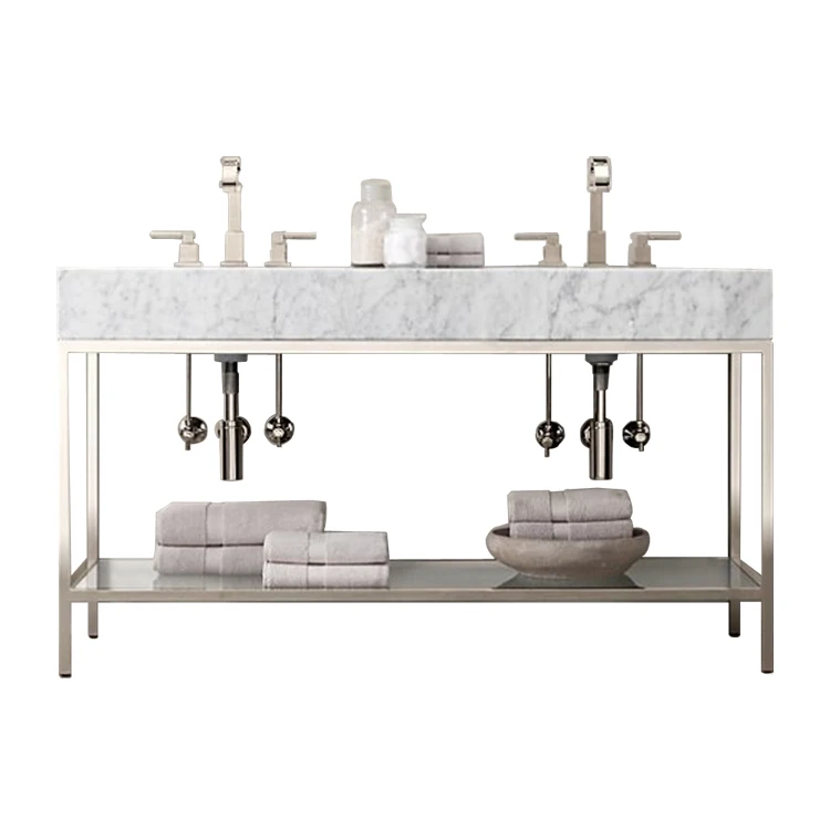 Customize Stone Top Metal Bathroom Vanity Frame Buy Metal Bathroom Vanity Frame,Bathroom