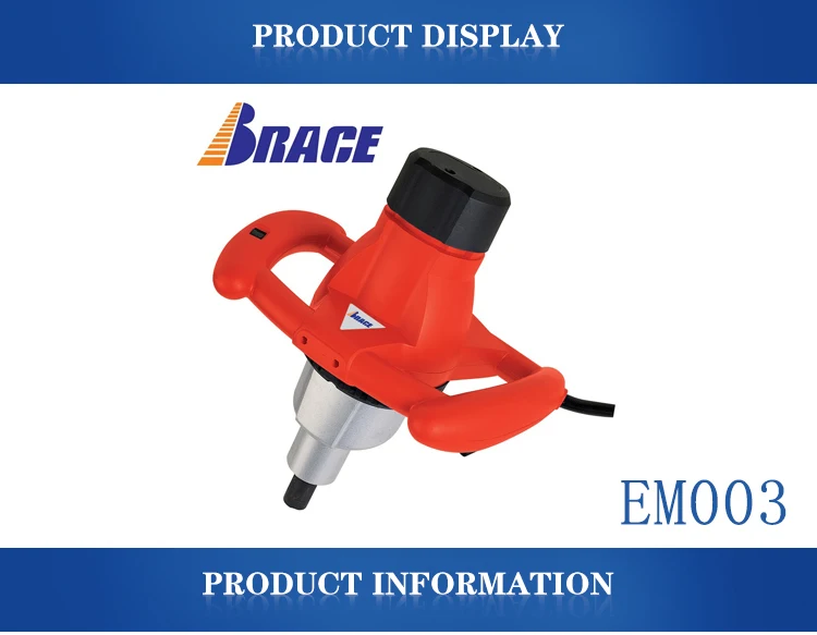 Aluminium Gear Box Involved Manual Paint Mixing Machine Electric Mortar