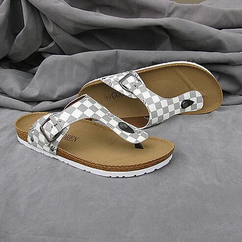 2015 Fresh men brand quality cork sandal