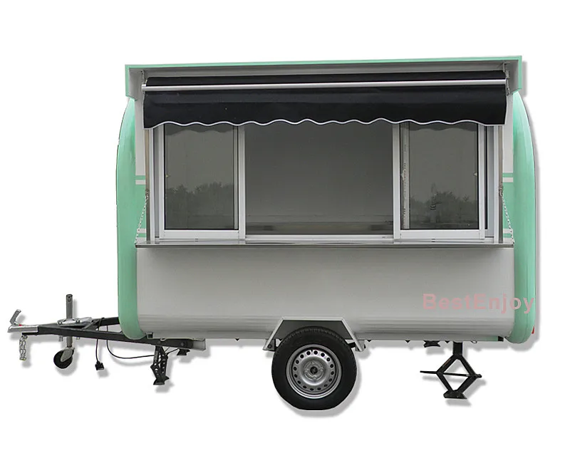 Bestenjoy Befr280h Mobile Fast Food Soup Cart Mobil Kiosk Caravanas