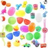Cheap surprise Egg with small toys inside shell plastic Easter eggs