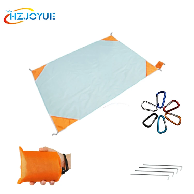 Outdoor Pocket Blanket Foldable Beach Mat Waterproof Picnic Travel
