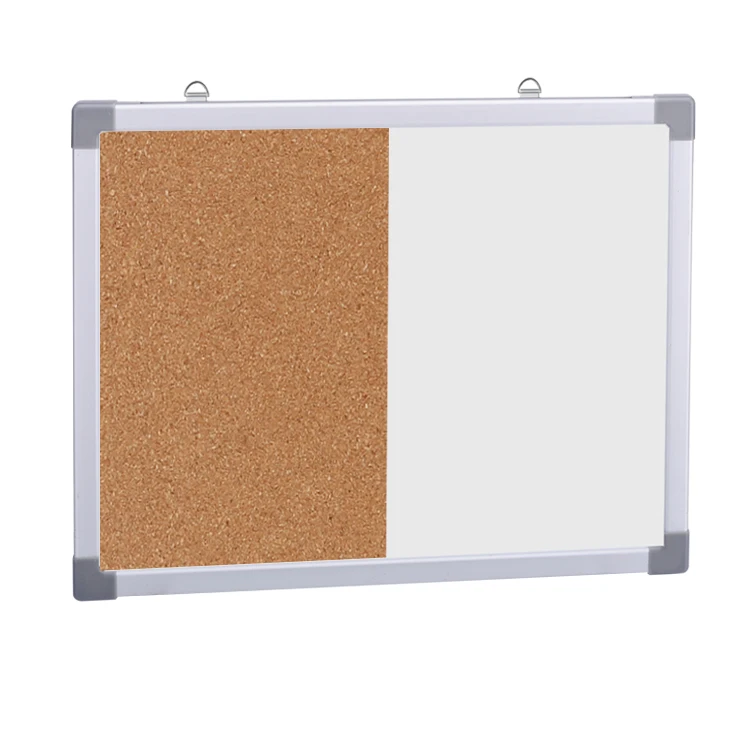 Small Half Cork And Half Whiteboard Movable Bulletin Boards Combination ...