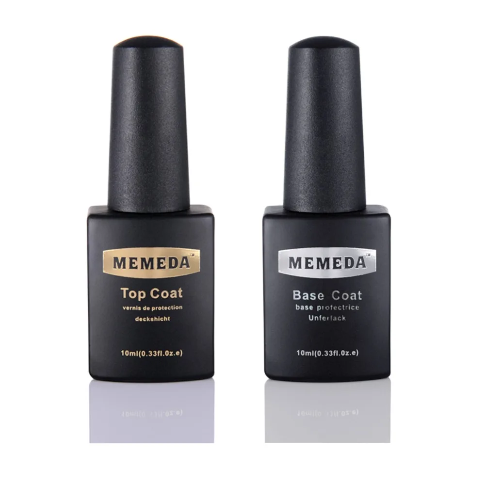 2pcs lot very shiny LED UV base coat top gel nail gel polish for nail art