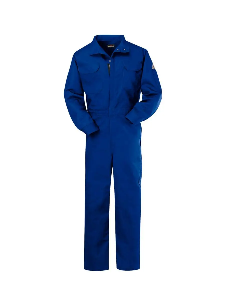 blue work suit