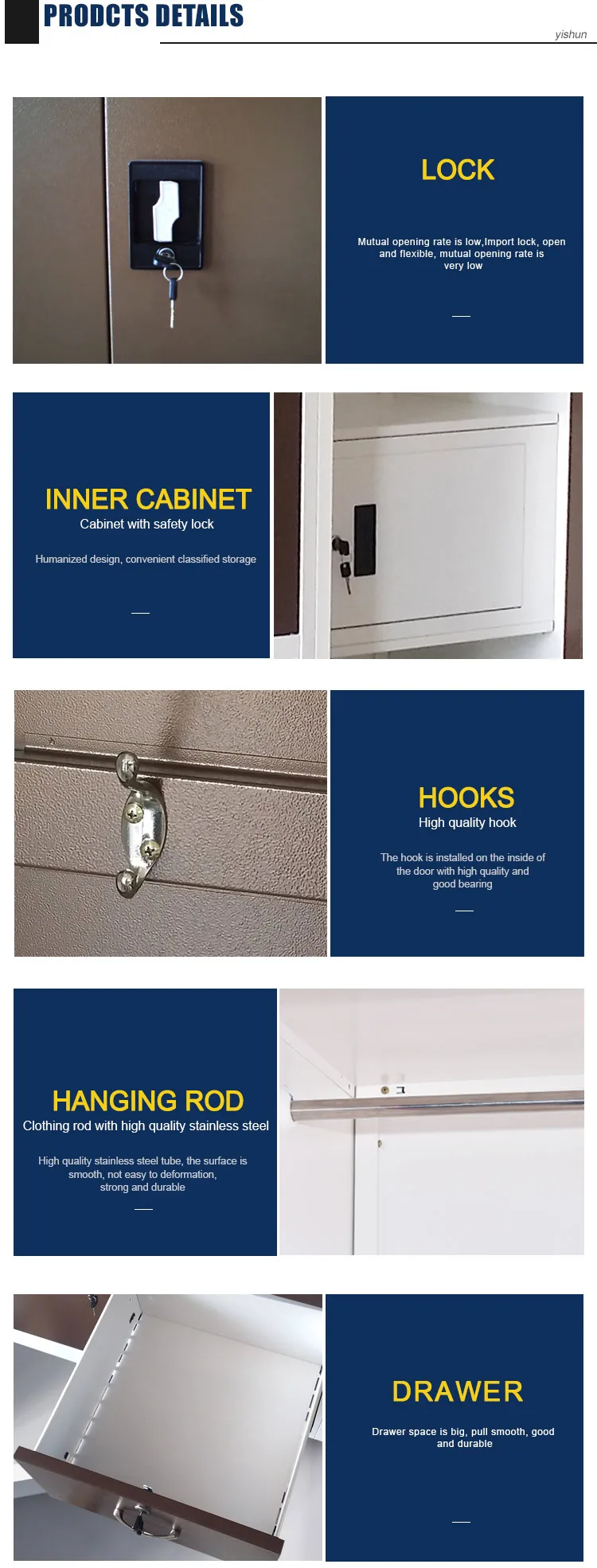 Indian Style Furniture Bedroom Wardrobe Cabinet