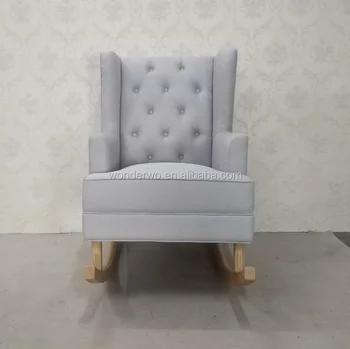 linen glider chair