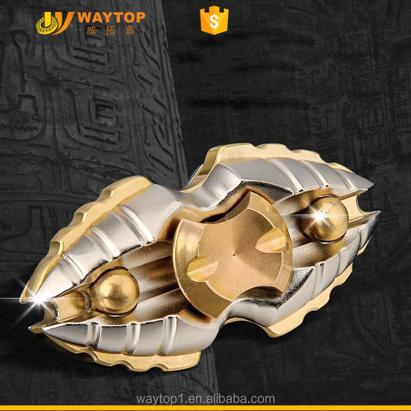 3D Gold Egyptian Beetle Fidget Spinner Focus Toy Great For Adults Kids Alike 