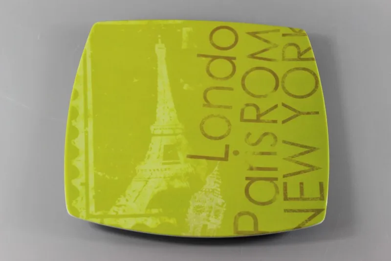 10.25"Melamine Square Plate Melamine picnic plate