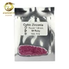 loose gemstone machine cut round shape corundum 1mm ruby
