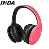 Hi-Fi Over Ear Pro rechargeable Bluetooth Headphones, 8 hours of audio playback, Mic and and Wired Mode for PC/TV/Cell Phones