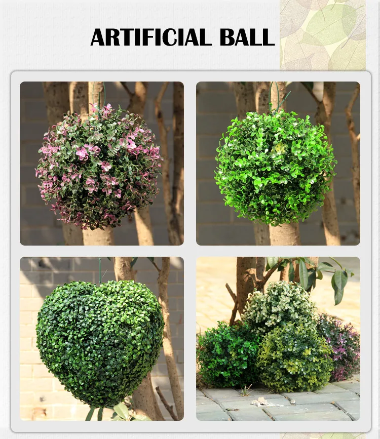 Decorative Mini Artificial Topiary Ball Tree For Christmas Decoration - Buy Artificial Topiary