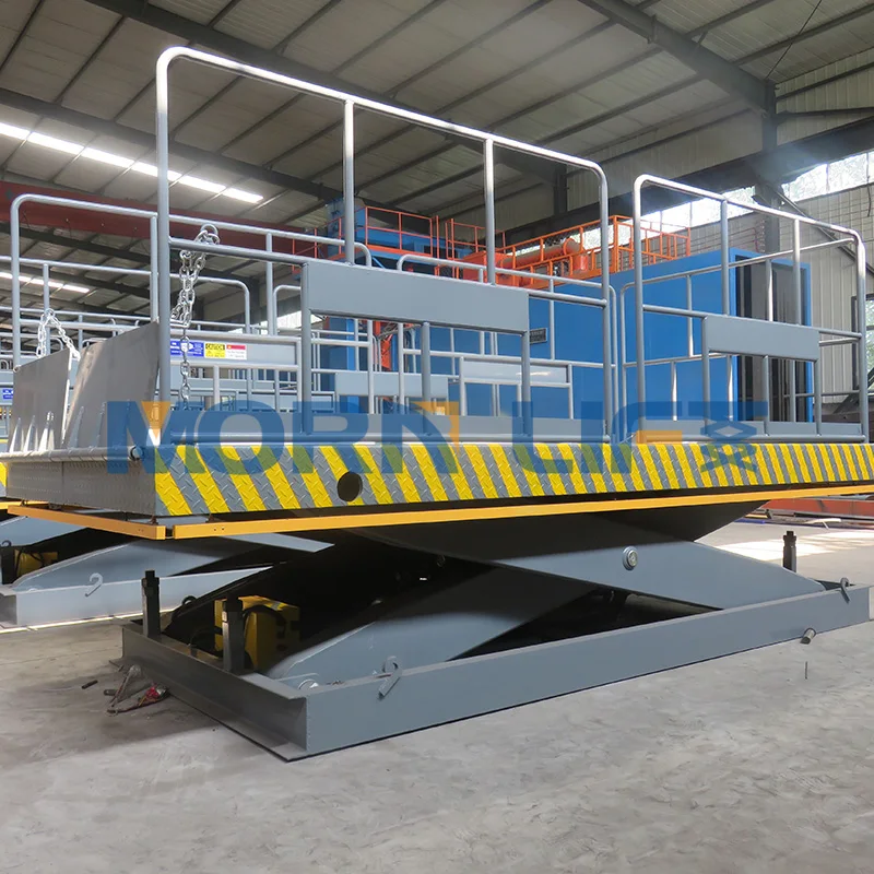 Electric Scissor Jack Materials Hydraulic Truck Unloading Lift For