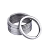 Corrosion Resistance 18mm 25mm 32mm Titanium Outdoor Tools Split Ring Bulk Titanium key Ring