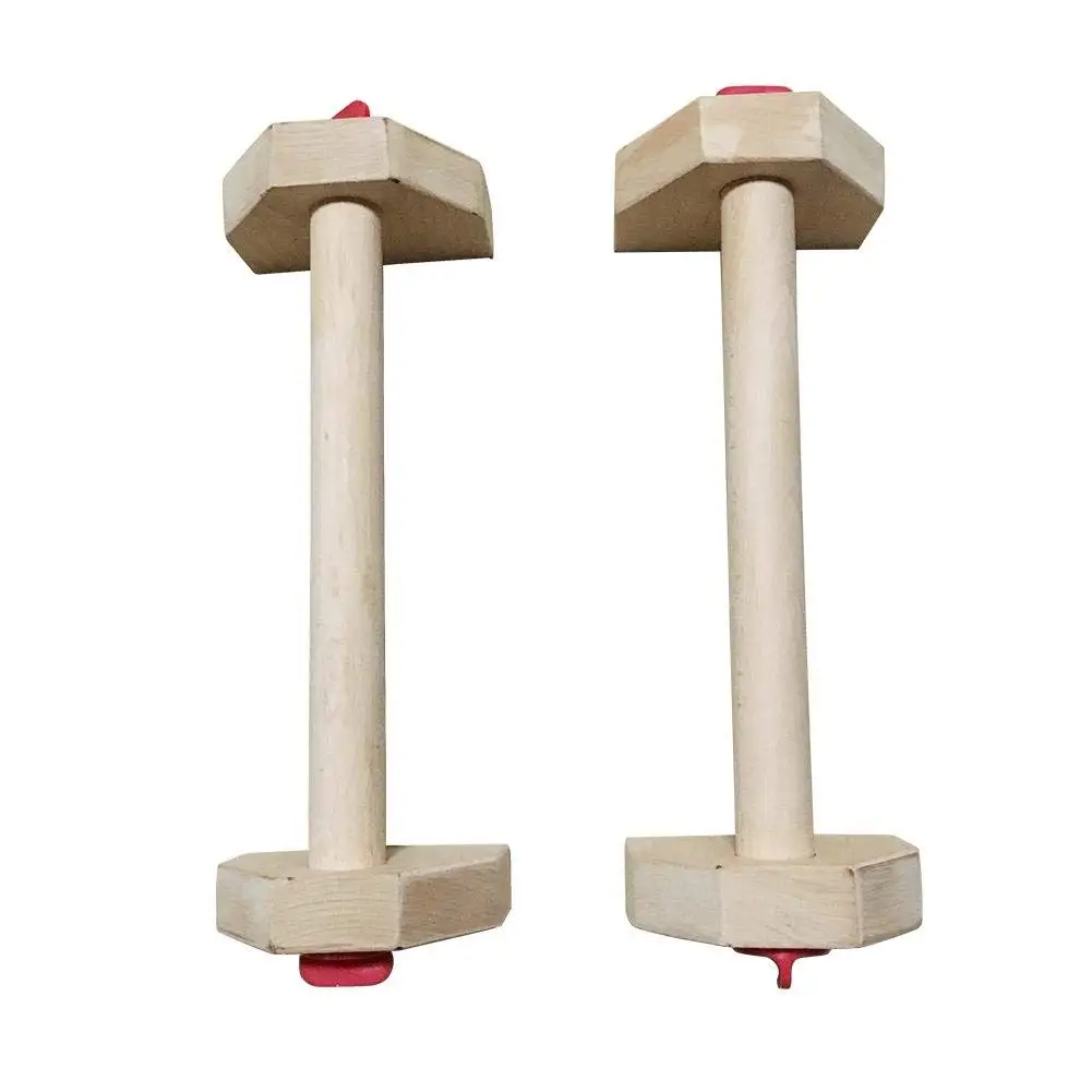 Oshide Russian Style Fitness Equipment Detachable Combination Stretch Stand Wooden Single Double Bars Calisthenics Handstand Personalised Bars Wooden Push-Ups Double Rod