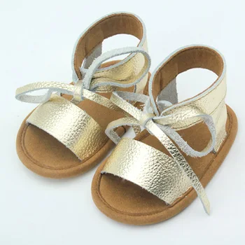 gold infant sandals