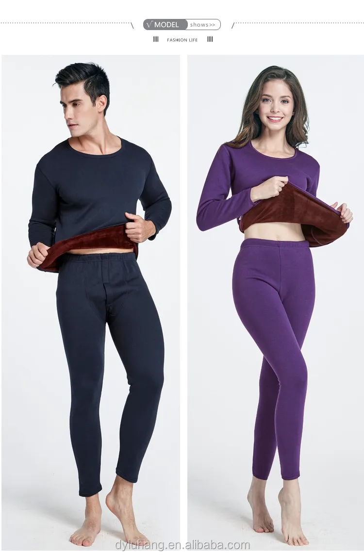 Mens Long Johns Thermal Undergarments Thermocot With Thicker 65 Cotton