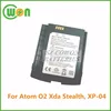 PDA batteries li ion battery 3.7v 1200mah replacement batetry for Atom XP-04 O2 Xda Stealth, high quality replacemen