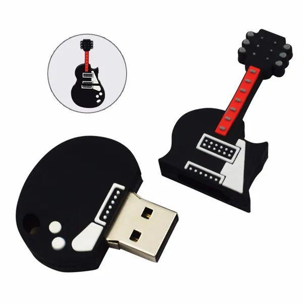 Customized usb disk Musical Instruments Special Shape PVC Cartoon Pen Drive from China - ANKUX.COM