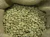 coffe green piled bean