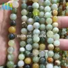 Jewelry Stone Beads Round Smooth Mixed Amazonite Nature Gemstone Stone Beads String For Jewelry