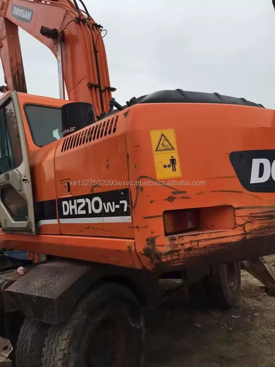 Used Doosan Dh210w7 Wheel Excavator For Sale,Secondhand Doosan Wheel