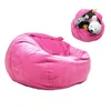 Crystal Super Soft Cloth Large Stuffed Animal Storage Bean Bag Chair