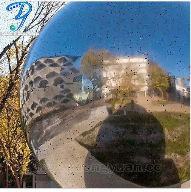2000mm  Outdoor Decorative Stainless Steel Gloss Ball