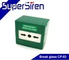 Break glass for key, Fire alarm, Hammer manual call point