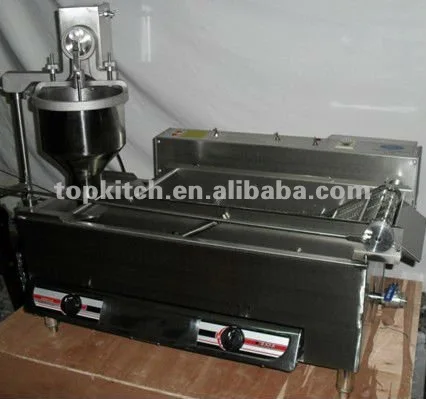 Dough Mixing Automatic Conveyor Belt Frying Gas Donut Machine for Sale