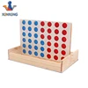 4 In A Row. Four Row Wooden Game Line Up Classic Family Toy connect 4 Board For Kids & Fun