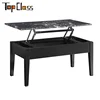 Popular design living room wood expandable adjustable height coffee table design