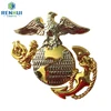 Suppliers custom metal craft marine corps eagle gold 3d challenge coins